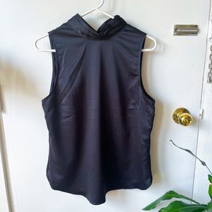 Black Satin Dynamite Tank Top Size M
